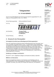 Teilegutachten - TA-TECHNIX